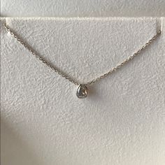 Timeless Genuine Tear Shaped Solitaire Diamond, 14k White Gold Necklace. 16” In Length. Owned First Hand. Solitaire Diamond Necklace, White Gold Necklace, Diamond Solitaire Necklace, White Gold Necklaces, Solitaire Diamond, Diamond Solitaire, Womens Jewelry Necklace, Diamond Necklace, Gold Necklace