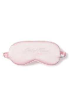 This pillowy eye mask sewn from luxurious silk blocks light to promote restful shut-eye before the big day. 100% silk Hand wash, dry flat Imported Luxury Sleepwear, Silk Sleep Mask, Sleeping Mask, Shoe Size Conversion, White Embroidery, Mother Of The Groom, Sleep Mask, Pink Silk, Shoe Size Chart