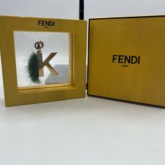 Fendi Abclick K Bag Charm Gold And Green Item Is In Excellent Condition But May Show Signs Of Wear From Normal Use, Please Refer To Photos For Further Details Sku: Jask81508 Fendi Accessories, Gold And Green, Green Item, A Bag, Fendi, Women Accessories, Signs, Green, Gold