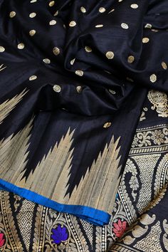 RGC-10240807 Semi-stitched Black Art Silk Blouse Piece, Black Silk Blouse Piece With Zari Work, Black Silk Bollywood Saree, Bollywood Style Black Silk Saree, Black Silk Bollywood-style Saree, Designer Black Katan Silk Blouse Piece, Black Silk Saree With Zari Work, Black Katan Silk Blouse For Designer Wear, Designer Art Silk Black Blouse Piece