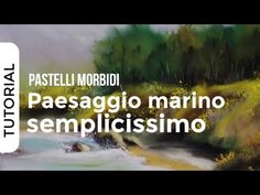 a painting with the words pastelli morridi in italian and english on it