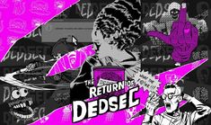 the return of dedssel poster with an image of a woman holding up her hand