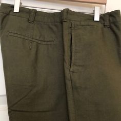 Army Green Cotton Chinos. 770’s. Cotton Chinos, Khaki Chinos, Green Cotton, Chinos Pants, Army Green, Mens Pants, J Crew, Man Shop, Sun