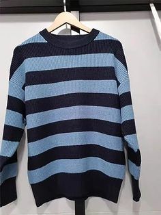 This Striped Knit Loose Fit Long Sleeve Sweater is designed for comfort and style. It features a striped knit design with loose fit, allowing you to move freely while keeping you in style. Made of high-quality materials, this sweater guarantees maximum comfort and durability. Imported52% Acrylic, 28% Nylon, 20% PolyesterPull On ClosureHand Wash Only Brand Size Dress Bust Waist Hip XS 0-2 31-32.5'' 23-24'' 31-34" S 4-6 33-35'' 25-26'' 35-37" M 6-12 35-36'' 27-28'' 38-39" L 12-14 38-40'' 29-31'' 4 Striped Long Sleeve Ribbed Sweater, Knit Sweater With Horizontal Stripes For Layering, Striped Ribbed Crew Neck Sweater, Striped Knit Long Sleeve Sweater, Striped Long Sleeve Knit Sweater, Contrast Stripes Sweater For Layering, Striped Knit Sweater For Layering, Cozy Striped Sweater For Layering, Striped Knit Sweater With Crew Neck