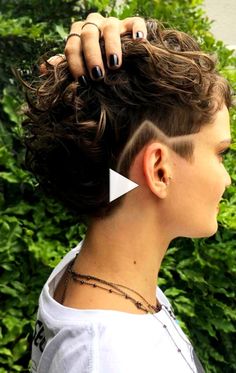 +Undercut bob haircut is a contrastive combination that has got approach for every lady. If distinct changes are what you seek, check out our shaved ideas!, Pixie Undercut, Curly Undercut