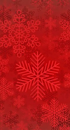 a red background with snowflakes on it