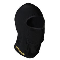 This black balaclava was designed with stretch fabric and a soft fleece interior to keep you protected from the elements. Black Balaclava, Cold Prevention, Body Heat, Travel Pillow, Stretch Fabric, Fabric, Black, Design