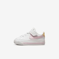 The Nike Court Legacy serves up classic tennis style for kiddos. They're durable and comfy with heritage stitching and a retro Swoosh. When your lil’ one puts these on—it’s game, set, match. Eden Girl, Nike Kids Shoes, Nike Court Legacy, Plush Chair, Kids Footwear, Newborn Shoes, Tennis Style, Toddler Nikes