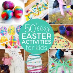 easter activities for kids that are easy and fun to do with the kids at home