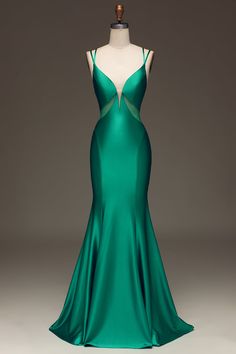 Emerald Prom Dress Long, Formal Dress Green, Satin Mermaid Prom Dress, Green Mermaid Prom Dress, Women Formal Dress, Black Lace Formal Dress, Black Lace Evening Dress, Pink Evening Dress, Spaghetti Strap Prom Dress