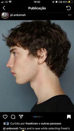 Man Shag Haircut, Long Sides Hair Men, 70s Rockstar Hair Men, Short Wavy Haircut Men, Short Shaggy Men’s Haircut, Men’s Pixie Haircut, Shag Haircut Men Short, Curly Mod Haircut Men, Short Grunge Haircuts Men