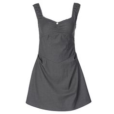 Make a statement with the Arnica Mini Dress from Alees Fashion! This slim-fit A-line dress is elegant and timeless, great for any daytime event. Constructed of the highest quality materials, this Gray beauty will have you looking your best for any occasion! Summer never looked so good! Arnica Mini Dress in Gray A-line Skirt Elegant Daytime Slim Fit Alees Fashion Summer Collection Wide Strap Dress, Strap Dress Summer, Skirt Elegant, Casual Sundress, Y2k Dresses, Mini Dress Fashion, Elegant Skirt, Grey Dress, Versatile Dresses