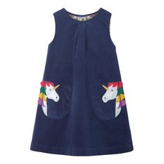 Pinafore Sleeveless Dress - Momorii Childrens Party Dresses, Toddler Sun Dress, Denim Dress Outfit, Casual Cotton Dress, Corduroy Pinafore Dress, Sleeveless Cotton Dress, Girls Applique, Exclusive Dress, Frocks For Girls