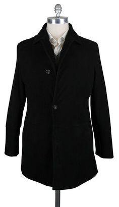 eBay Store About Us Feedback Add Us to Favorite Seller Cesare Attolini jackets ALL jackets ALL Cesare Attolini INVENTORY New $6800 Cesare Attolini Black Shearling Solid Jacket - 44/54 - (LT213M10D31) if you have any questions about this item please contact us General Info Our Item Number: CA-M-LT213M10-LH-D31-44 Retail Price: $6800.00 Brand: Cesare Attolini Collection: Condition: Made In: Fabric Info Color: Black Pattern: Solid Pattern Color: Fabric Content: Fabric Weave: Fabric Type: Fabric Wei Luxury Winter Pea Coat With Pockets, Formal Long Sleeve Wool Fur Coat, Formal Wool Fur Coat With Long Sleeves, Classic Shearling Long Sleeve Outerwear, Classic Shearling Outerwear With Pockets, Formal Classic Outerwear With Faux Fur Lining, Classic Long Leather Fur Coat, Luxury Business Sport Coat For Winter, Luxury Winter Business Sport Coat