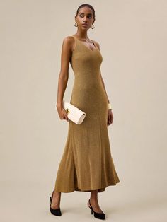 Sleeveless Ribbed Maxi Dress For Evening, Sleeveless Stretch Ribbed Maxi Dress, Ribbed Stretch Sleeveless Maxi Dress, Elegant Sleeveless Ribbed Maxi Dress, Elegant Stretch Ribbed Sleeveless Dress, Evening Sleeveless Ribbed Midi Dress, Party Sleeveless Ribbed Stretch Dress, Sleeveless Ribbed Midi Dress For Evening, Ribbed Stretch Sleeveless Party Dress