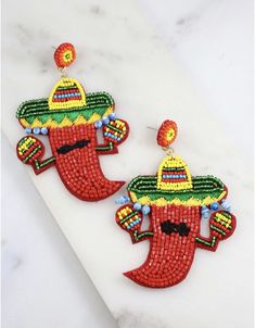 Lets taco 'bout these new styles... they are here for the party! Ready for Cinco de Mayo or any festive night of a fiesta you're ready to throw! - - - - - - - - Thank you for your interest in LMStoehr Designs! Be sure to follow us online for discounts, giveaways & deals! FACEBOOK.com/LMStoehrDesigns TWITTER.com/LMStoehrDesigns INSTAGRAM.com/LMStoehrDesigns Fun Red Beaded Earrings For Party, Buffalo Jewelry, Bridal Party Earrings, Patina Jewelry, Ammolite Jewelry, Mystic Topaz Earrings, Bridesmaid Earrings Gold, Cobalt Blue Earrings, Teal Earrings