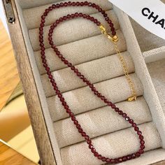 Material: Mixed Material Color: XL055 Fashion Element: Ring Style: Advanced Sense Beaded Accessories, Ring Style, Red Bead, Ruby Red, Ruby, Sense, Necklaces, Ring, Red