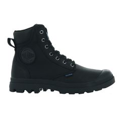 Modern explorers can amplify their style with these waterproof boots mixing leather and ballistic nylon. Palladium Boots mix a polyurethane collar, waterproof stitching thread, polar fleece lining and rubber toe cap in a hip shoe that keeps the feet dry. The rubber sole and EVA sponge fillers ensure each step is cushioned for comfortable wear on different terrains. $103.97