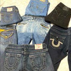 7 Pair Of Woman Jeans 2 Robins Size 27 ,5 True Religion Size 25 And 24 All In New Condition !!! Robin Jeans, My Needs, Woman Jeans, Cute Clothing, Cute Everyday Outfits, Robins, True Religion, Everyday Outfits, Women Jeans