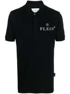 Phillips Plein, Polo Shirt Logo, Polo Shirt Colors, Man Logo, Philipp Plein, Cotton Logo, Polo Collar, Black Logo, Mens Polo Shirts