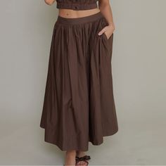 Beautiful Brown Skirt Brown Skirt Long, Brown Skirt, Brown Skirts, Long Skirt, Womens Skirt, Womens Sizes, Fast Delivery, Size 6, Skirt