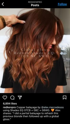 Pumpkin Spice Hair Formula, Golden Copper Hair Color Formula, Red Shades Eq Formulas, Red Hair Toner, Blonde Vs Brunette Before And After, Warm Copper Balayage, Dimensional Copper Hair, Red Hair Formulas