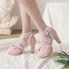 Gender: For Women Style: Fashion,KoreanOccasion: Casual,Party/Club,Office/CareerHeel Height: 9cmPlatform Height: 2.5cmSeason: Spring,Summer,Fall/Autumn,WinterPackage Contents: 1 x Shoes (Pair)Size Guide:28 = foot length 18.5-19cm (Foot width=6.5-7cm)29 = foot length 19-19.5cm (Foot width=7cm)30 = foot length 19.5-20cm (Foot width=7-7.5cm)31 = foot length 20-20.5cm (Foot width=7.5cm)32 = foot length 20.5-21cm (Foot width=7.5-8cm)33 = foot length 21-21.5cm (Foot width=8cm)34 = foot length 21.5-22c Unique Shoes Women, White Mary Jane Shoes, Chunky Heel Platform Sandals, Pink Platform Heels, Wedge Wedding Shoes, Kawaii Shoes, Cute Shoes Heels, Wedding Shoes Flats, Ankle Strap Wedges