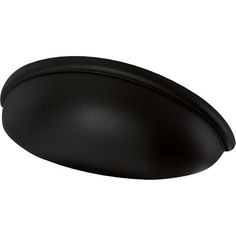 an oval black object is shown on a white background with clipping for text or image