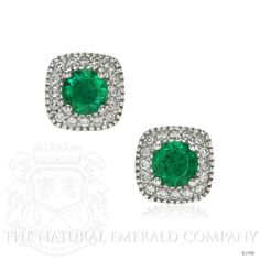 Luxury Green Diamond Earrings, Luxury Green Emerald Diamond Earrings, Luxury Green Diamond Earrings With Prong Setting, Emerald Diamond Earrings For Formal Events, Emerald Diamond Earrings For Formal Occasions, Green Brilliant Cut Diamond Earrings, Formal Emerald Diamond Earrings, Classic Emerald Diamond Earrings Gia Certified, Elegant Green Diamond Earrings With Brilliant Cut