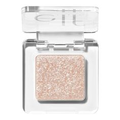 e.l.f. Fine as Fleck Glitter Eyeshadow - Champagne Showers - 0.07oz Elf Fine As Fleck Eyeshadow, Drugstore Glitter Eyeshadow, Elf Eye Glitter, Elf Glitter Eyeshadow, Natural Glitter Makeup, Glossier Eyeshadow, Sheer Eyeshadow, Elf Bite Size Eyeshadow, Eyeshadow Champagne