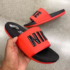 Men Nike Offcourt Slides Red / Black Men's Us Size 7 8 9 10 11 12 13 Condition: Brand New - Without Box *Satisfaction Is 100% Guaranteed* Additional Notes: Guaranteed To Be 100% Authentic Nike Merchandise (Purchased From An Authorized Nike Retailer) Man Man's Sandal Slide Sandals Charcoal Solar Soft Comfortable Sz Size Offs Offcourts Anthracites Slides Slippers Slipper University Reds Sporty Slides With Red Sole And Round Toe, Red Cushioned Slides For Streetwear, Nike Slides Men, Nike Benassi Slides, Nike Shoes Men, Nike Sandals, Nike Benassi, Nike Slides, Men Slides