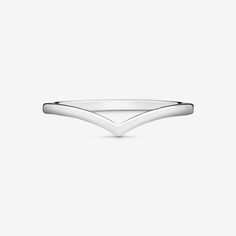 Sleek and understated, the beautiful clean lines of this wishbone ring need no other adornment. This simple yet striking piece is crafted from polished sterling silver in a classic wishbone shape. Keep it simple and wear it on its own, or twin it with our Sparkling Wishbone Ring for a touch of glamor. This Pandora ring can also be teamed with other wishbone-inspired styles in contrasting metals for a multidimensional look. - Pandora Polished Wishbone Ring - Sterling silver - Sz. 8.5 Pandora Stackable Rings, Rose Quartz Ring Engagement, Oval Morganite Ring, Morganite Earrings, Plain Silver Rings, Wishbone Ring, Quartz Engagement Ring, Rose Gold Morganite, Promise Ring Gift