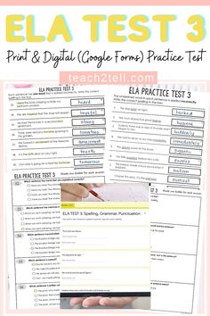 ELA Test Prep Middle School Social Studies Resources