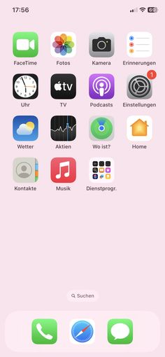 an iphone screen with various icons and buttons on the bottom right corner, including two different colors