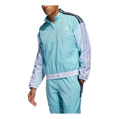 Men's adidas Rose Lw Anorak Basketball Sports Jacket Sky Blue GV4651 Adidas Blue Sporty Windbreaker, Blue Adidas Sporty Windbreaker, Sporty Blue Adidas Windbreaker, Spring Sportswear Track Jacket, Casual Spring Training Track Jacket, Adidas Spring Track Jacket, Adidas Track Jacket For Spring, Adidas Spring Track Jacket Sportswear, Adidas Sporty Windbreaker For Spring