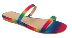 True Fit Head Over Heels, Rainbow, Sandals, Heels