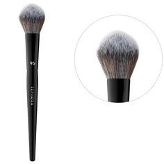 What it is: A multipurpose brush that is perfect for applying and building color on the cheeks.What Else You Need to Know: The rounded brush head and soft bristles allow you to easily apply and build color to the apple of the cheeks, leaving the perfect deposit of color. The PRO Brush Collection is made up of 30 brushes with the highest-quality, hand-shaped vegan synthetic bristles. The tapered artistry handles help offer ultimate control in makeup application to help you create any makeup look Building Color, Sephora Brushes, Sephora Makeup Brushes, How To Apply Blush, Sephora Beauty, Beauty Sponge, Lip Brush, Blush Brush, Sephora Collection