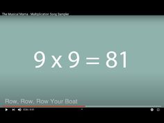 the number nine is displayed in this video