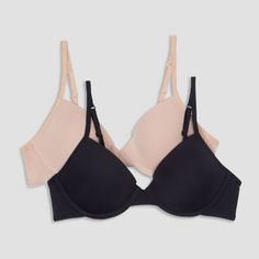 Give your little ones unbeatable comfort with the Hanes Girls' 2pk Underwire Bra in Beige/Black. These awesome bras provide underwired support, along with molded cups that fit snugly and invisibly under any outfit. Both practical and comfy, they’ll feel so secure and worry-free when wearing these. Plus, the machine-washable design makes care a breeze. Get little ones ready to experience exceptional comfort and total confidence with these Hanes girls' underwire bras. Mha Dr, Underwire Bras, Lace Bras, Christmas Clothes, Cute Bras, Unlined Bra, Back To School Shopping, School Shopping, Bra Cups