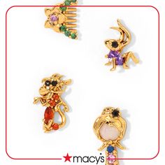 in stock Disney Multicolor Jewelry Gift, Disney Gold Earrings As Gift, Disney Gold Earrings For Gift, Gold Disney Earrings For Gift, Disney Princess Mulan, Princess Mulan, Disney Merch, Baublebar Jewelry, Flower Comb