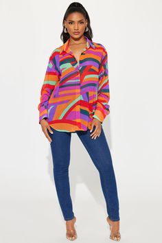 Available In Multi Color. Shirt Long Sleeve Button Down Collar Printed Non Stretch Disclaimer: Print Placement May Vary Self: 100% Polyester Imported | Mind Games Shirt size Small by Fashion Nova Search By Photo, Mind Games, Gaming Shirt, Color Fashion, Print Placement, Jean Top, Color Shirt, Jeans Jumpsuit, Shirts Blouses