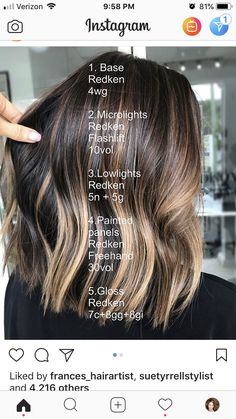 Longer A Line Haircut, Balayage Bangs, For Brunettes Balayage, Brunettes Balayage, Hair Color Ideas For Brunettes Balayage, Redken Hair Color, Color Formulas, Redken Hair Products, Hair Color Formulas