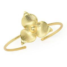 A show of great craftsmanship and elegance, this bracelet is a great match for your party wear. Adorned with nature's most beautiful element, this piece is a must have! Gold Flower-shaped Bracelets For Party, Elegant Flower Jewelry For Spring, Elegant Spring Flower Jewelry, Elegant Handmade Spring Jewelry, Gold Bracelet Jewelry For Spring, Gold Bangle Bracelet For Spring, Gold Bangle For Spring Parties, Gold Bangle Bracelets For Spring, Gold Bangle For Spring Gift