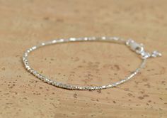 Faceted sterling silver beads bracelet by Zzaval on Etsy White Pearl Bracelet, Sterling Silver Bead Bracelet, Silver Bead Bracelet, Beads Bracelet, Sterling Silver Bead, Faceted Bead, Pearl Bracelet, Delicate Bracelet, Silver Beads