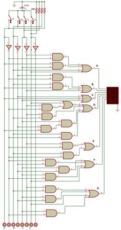 an electronic circuit diagram with multiple components