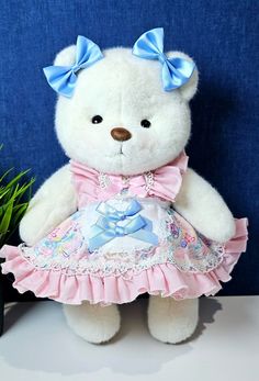 Ribbon Dress for 30cm Luna the Bear. *BEAR is sold separately. https://smartheartfinds.etsy.com/listing/1549071319 Ribbon included. Ready to ship. Visit our shop for more costumes. *CAUTION: Choking Hazard and Be Careful of Sharps (pins). Not for Children under 5 years or any individuals who tend to place inedible objects in their mouths. Parental supervision is required. Bear Outfit, Bear Dress, 21st Birthday Outfit, Bear Clothes, Ribbon Dress, Bear Bear, Bear Outfits, Clothes Cute, Cute Bear