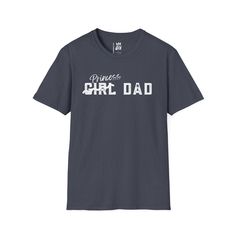 Celebrate Your Father-Daughter Bond with Our 'Girl Dad' T-Shirt – Comfort and Style in One! Show off your pride as a dedicated dad with our 'Girl Dad' unisex soft-style t-shirt. Made from incredibly soft materials, this tee offers a new level of casual comfort, perfect for any occasion. Whether you're attending a family outing, a casual event, or simply enjoying quality time with your daughter, this t-shirt is your go-to choice for both style and comfort. Crafted from 100% ring-spun cotton for solid colors, this lightweight fabric (4.5 oz/yd² or 153 g/m²) ensures a blissfully soft feel all year round. Heather colors and sports grey variants include polyester for added durability. The classic fit, combined with a crew neckline, provides a clean, versatile style suitable for both formal and Father's Day Cotton Slogan T-shirt, Father's Day Cotton T-shirt With Slogan, Family Matching Relaxed Fit T-shirt For Father's Day, Father's Day Graphic Tee With Relaxed Fit, Father's Day Relaxed Cotton T-shirt, Father's Day Relaxed Fit Text Print Tops, Tri-blend Cotton T-shirt With Name Print, Father's Day Text Print Relaxed Fit Tops, Girl Dad Shirt