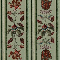 two paneled wall hangings decorated with flowers and leaves