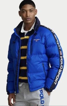 Brand new with tags Ralph Lauren Polo Sport Down Red ROCKS 2 BLUE Puffer Jacket Water Repellant 2XLT Free ground shipping Red Puffer Coat, Camo Puffer Jacket, Ma 1 Jacket, Puffer Jacket Men, Blue Puffer Jacket, Mens Puffer Jacket, Winter Puffer Jackets, Blue Puffer, Polo Sport Ralph Lauren