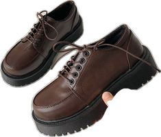 Platform Mary Jane Shoes, Vintage Oxford Shoes, Student Shoes, Uniform Shoes, Oxford Shoes Brown, School Uniform Shoes, Vintage Shoes Women, Oxford Platform Shoes, Mary Jane Platform Shoes